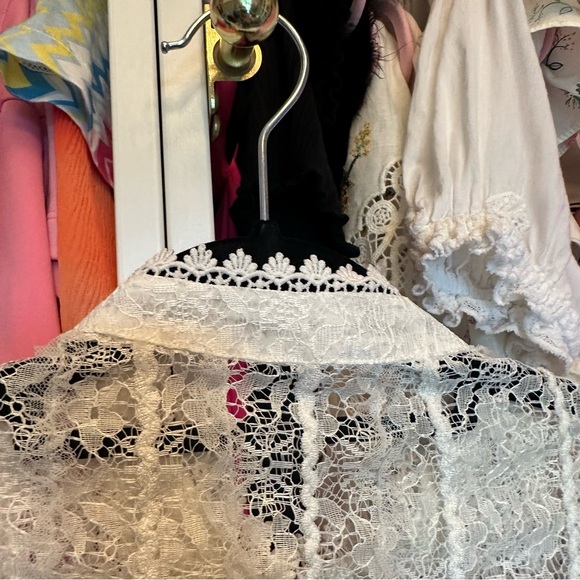 Sister Jane lace button up blouse size s - Picture 6 of 6